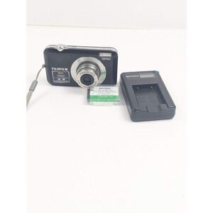 Fujifilm FinePix JV Series JV100 12.2MP Digital Camera With Charger Black
